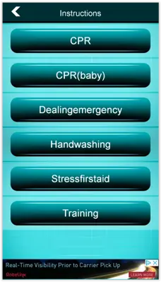 FirstAid android App screenshot 1